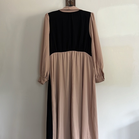 Eloquii colorblock midi dress - Picture 4 of 9